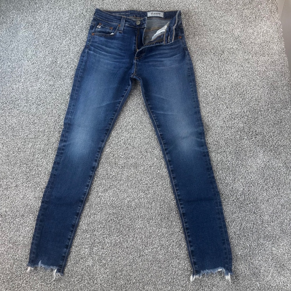 AG Adriano Goldschmied Farrah Skinny Ankle Jeans Women 26R High Rise Street